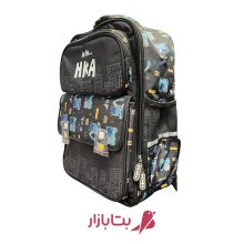 کوله‌پشتی بچه گانه طرح ربات شهری مدل HKA مخصوص مدرسه