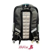 کوله پشتی مدرسه‌ای پسرانه اسپرت طوسی آبی