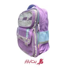 کوله پشتی مدرسه‌ای دخترانه اسپرت بنفش بتابازار