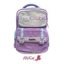 کوله پشتی مدرسه‌ای دخترانه اسپرت بنفش بتابازار