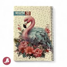 دفتر شفیعی 50 برگ طرح فلامینگو