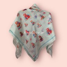 روسری نخی قواره متوسط (قواره 110) خرسولی‌های کتابخون