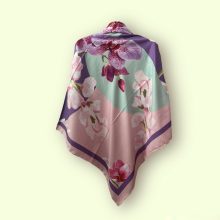 روسری ابریشم توییل ارکیده
