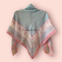 روسری نخی قواره متوسط (قواره 110) پاپیون حاشیه