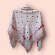 روسری نخی بچه گانه (قواره 90) رزا
