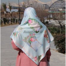 روسری ابریشم توییل طاووس